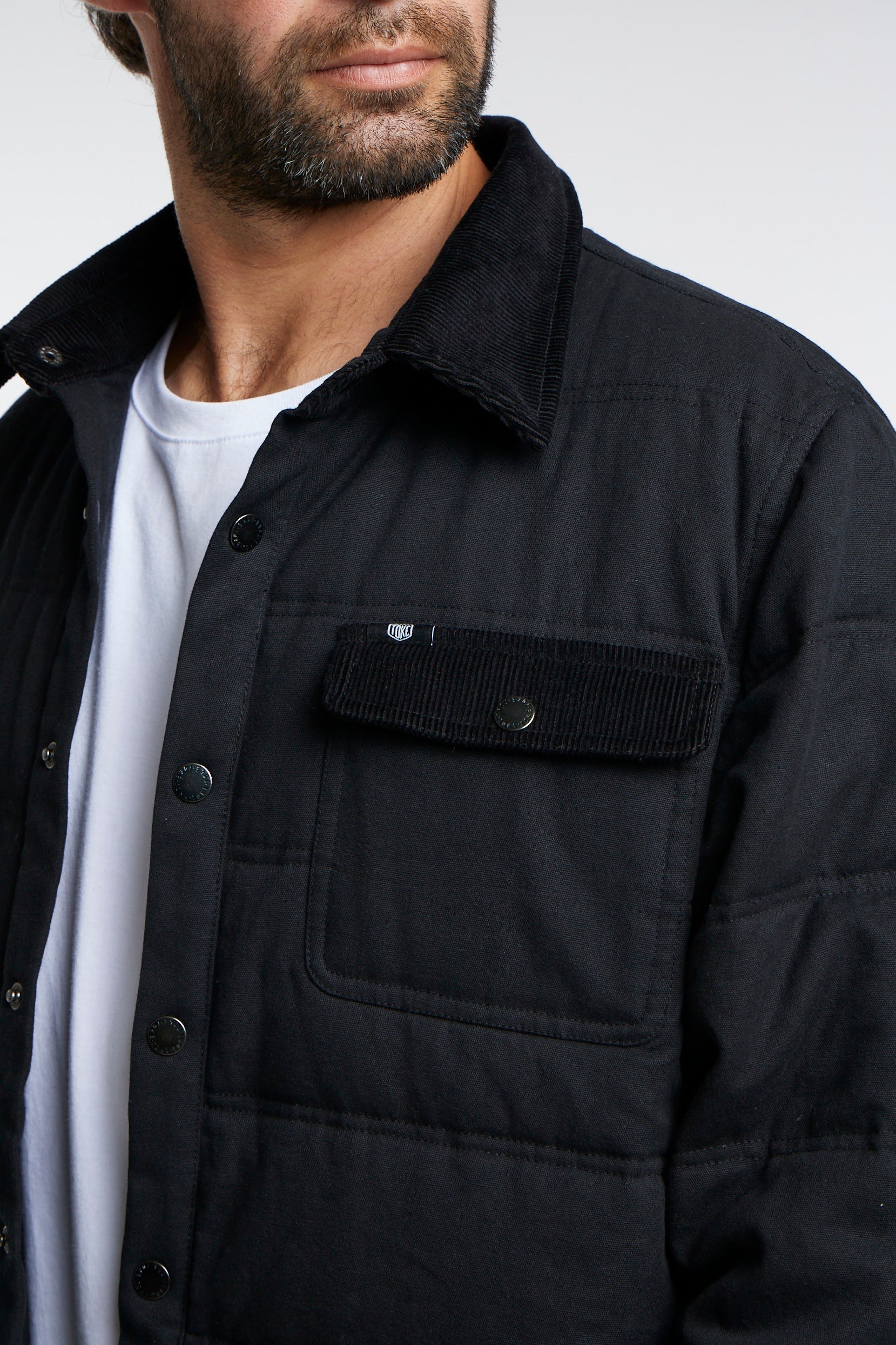 Chaqueta Canvas Negra Toke