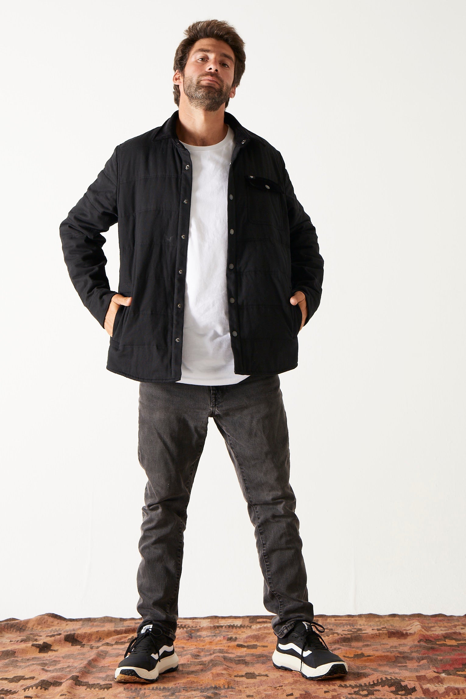 Chaqueta Canvas Negra Toke