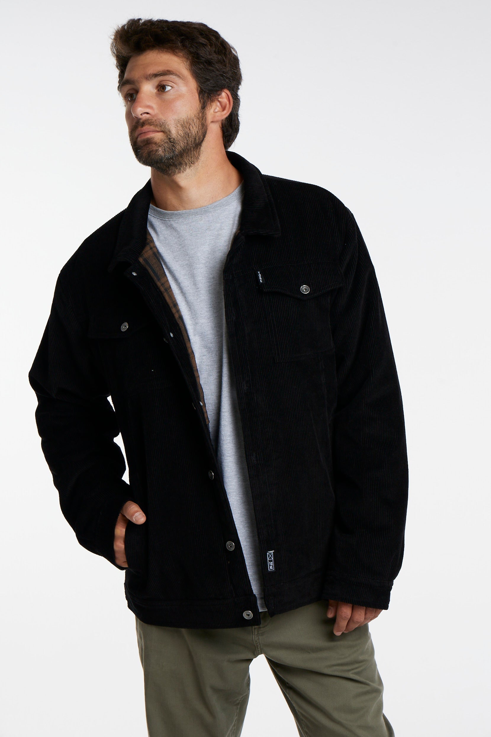 Chaqueta Cotele Negra Toke