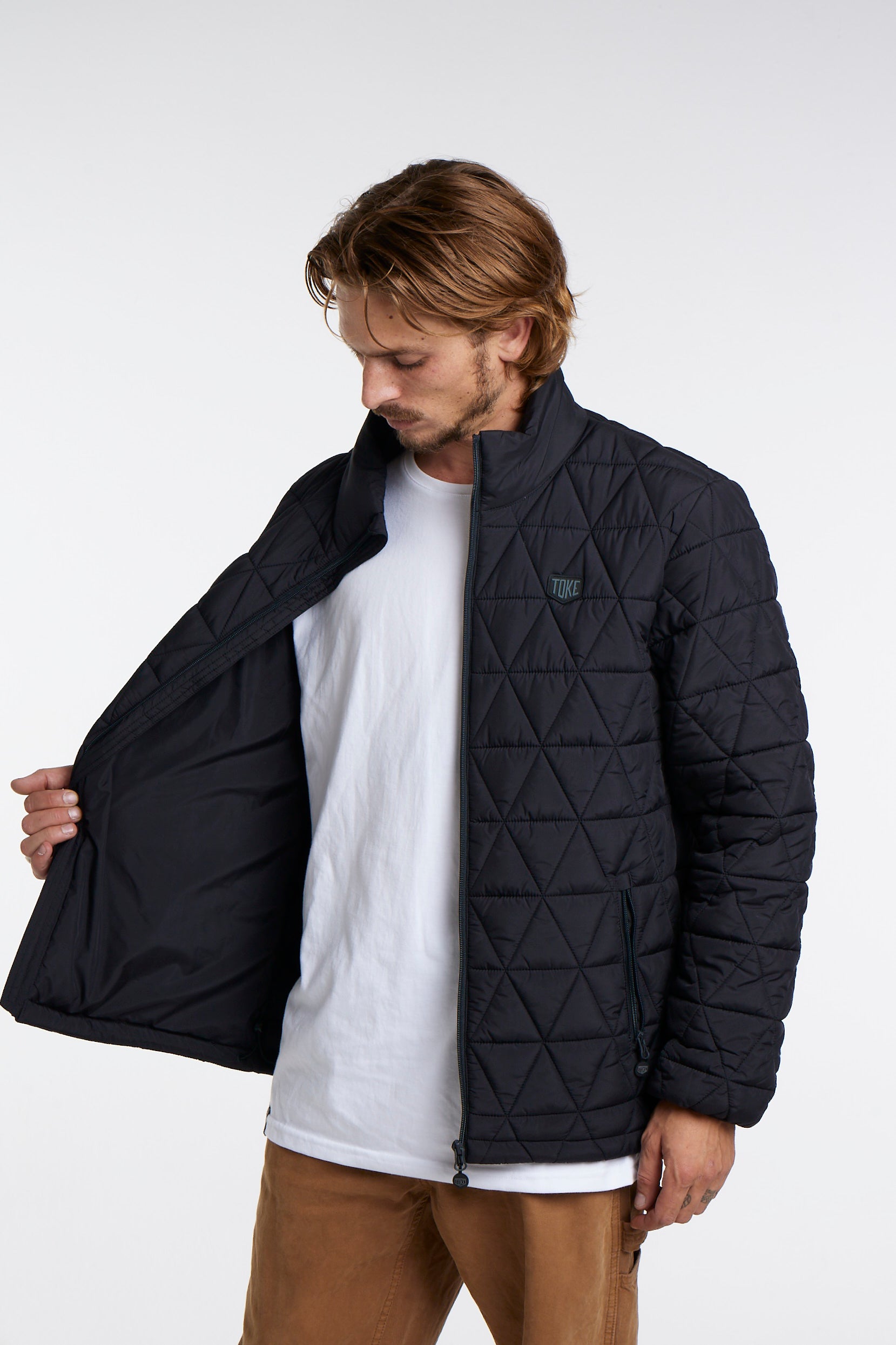 Parka Negra Hombre Toke