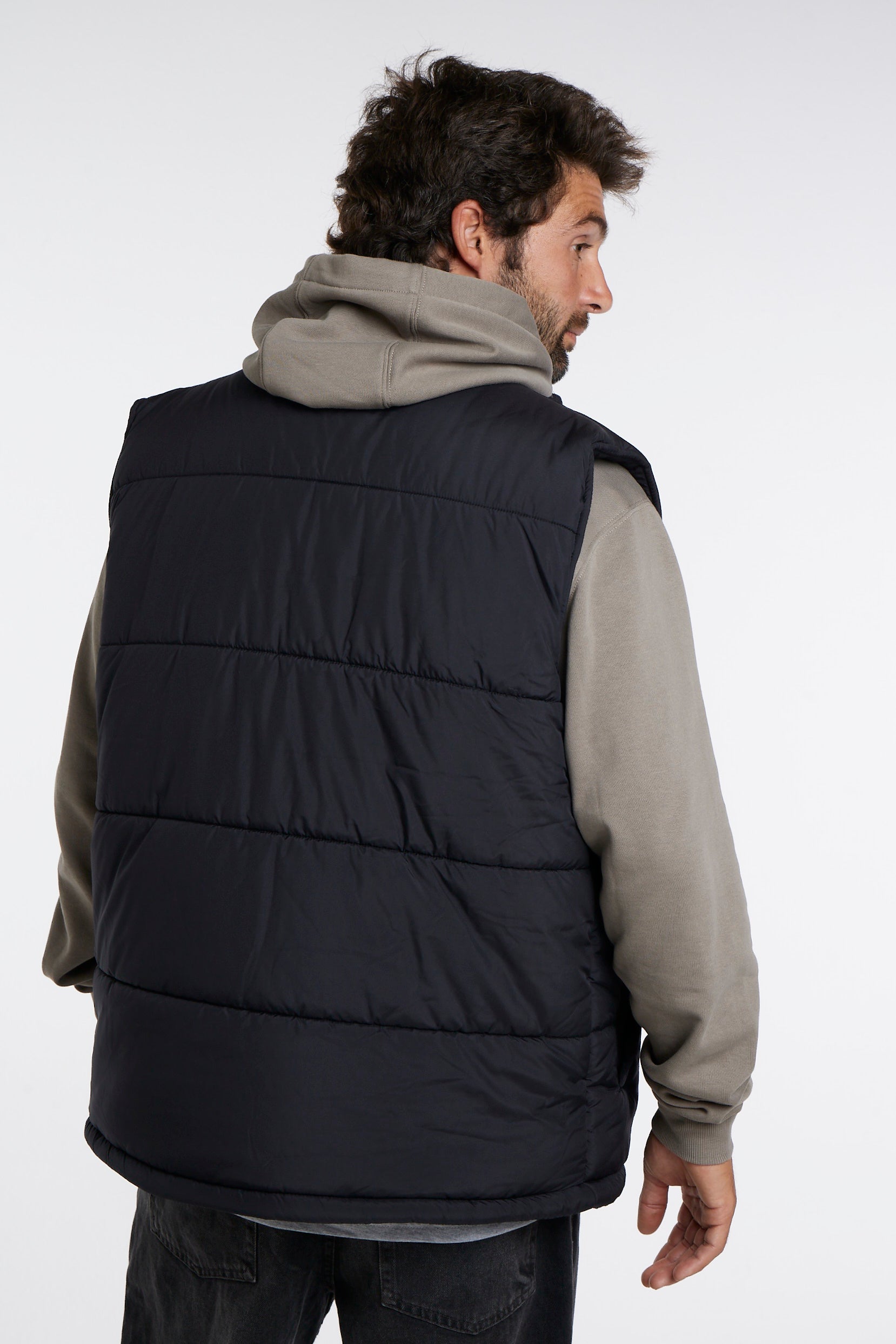 Chaqueta Sin Mangas Hombre Negra