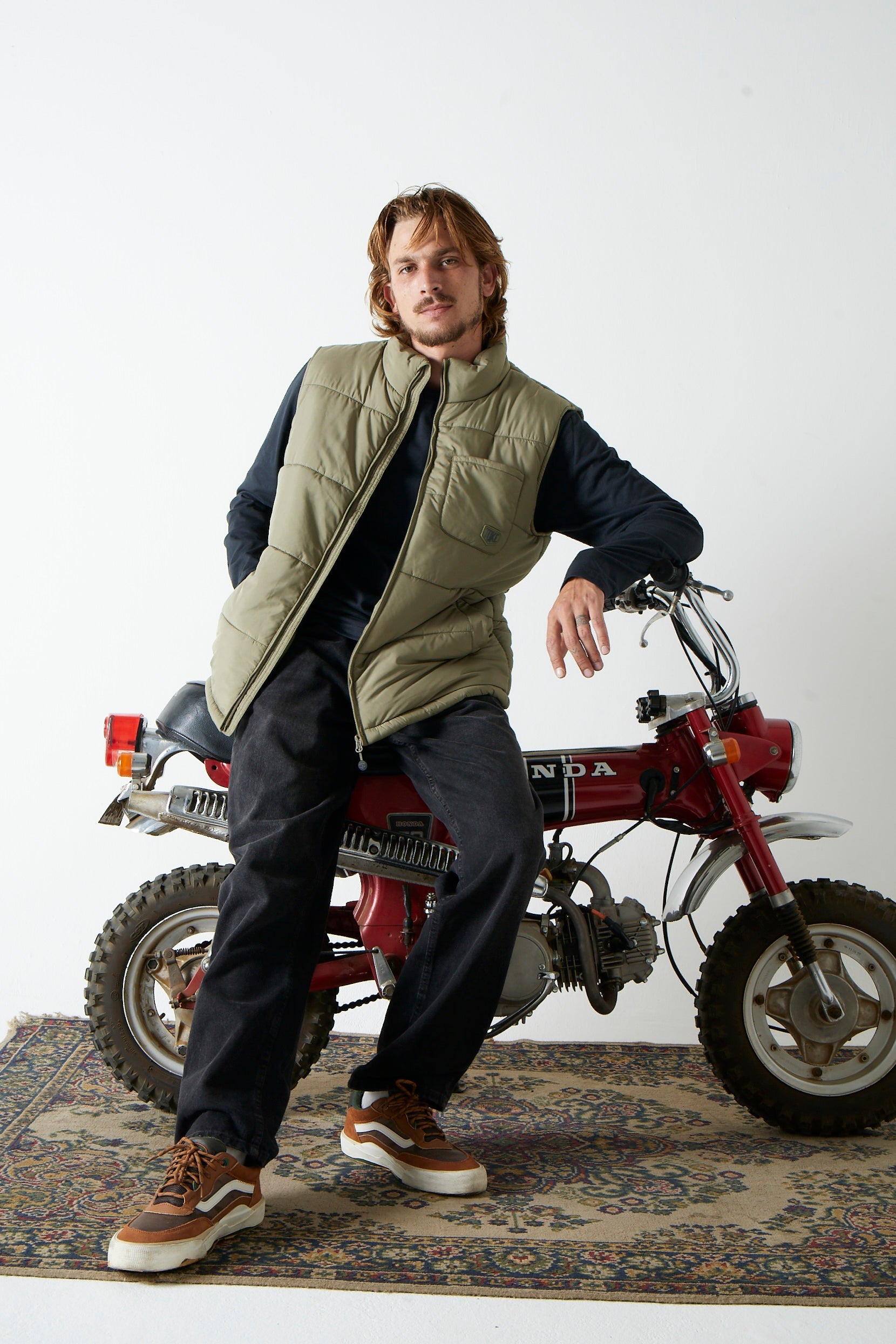 Chaqueta Sin Manga Hombe Verde