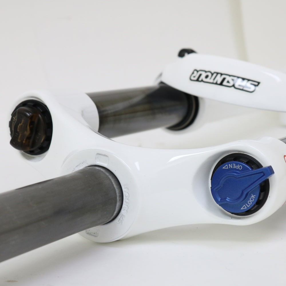 Horquilla Suntour 26" XCR 32 LOR 120mm 9x100mm Blanco