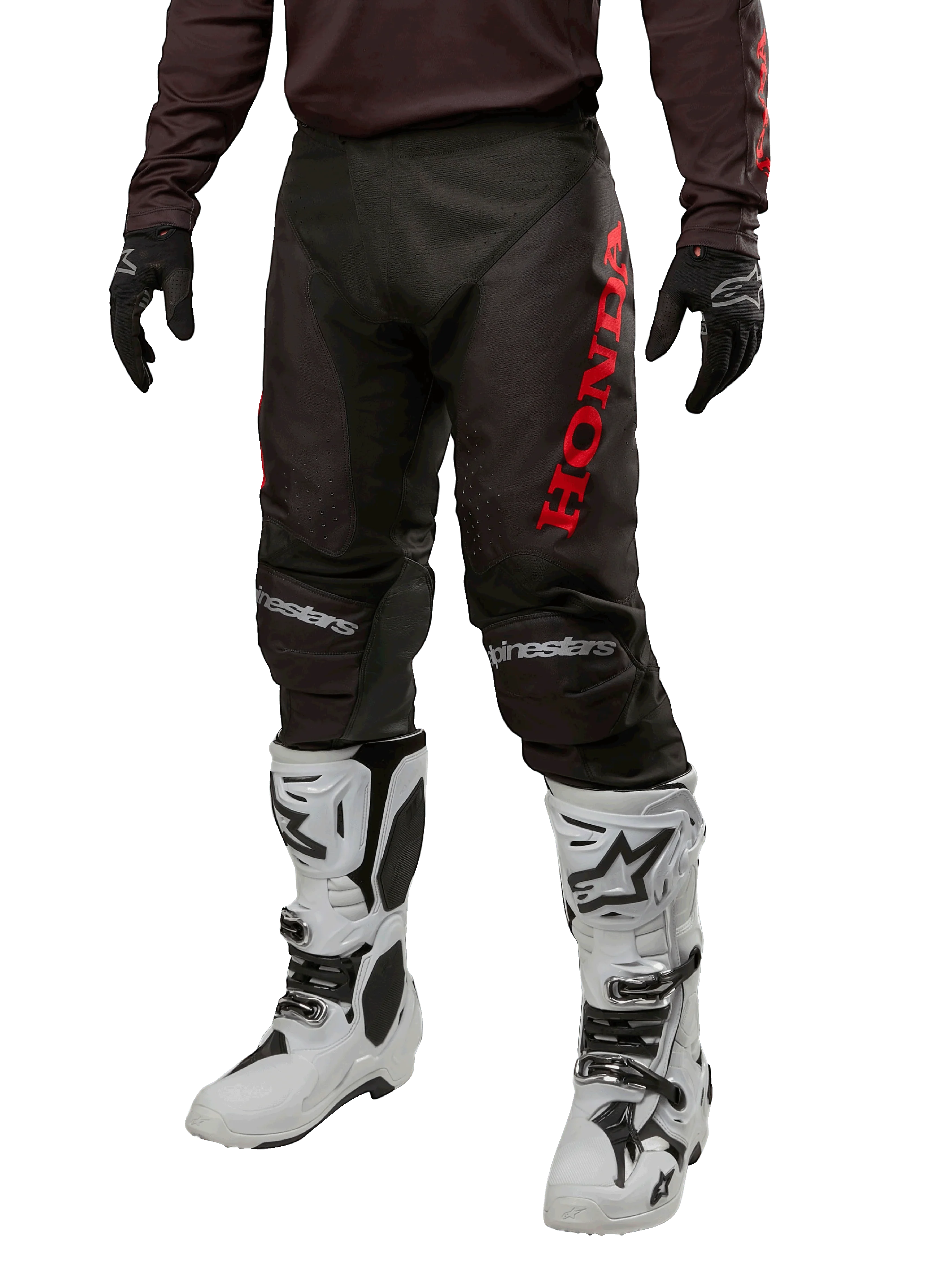 Pantalón Moto Alpinestars Honda Racer Iconic Negro
