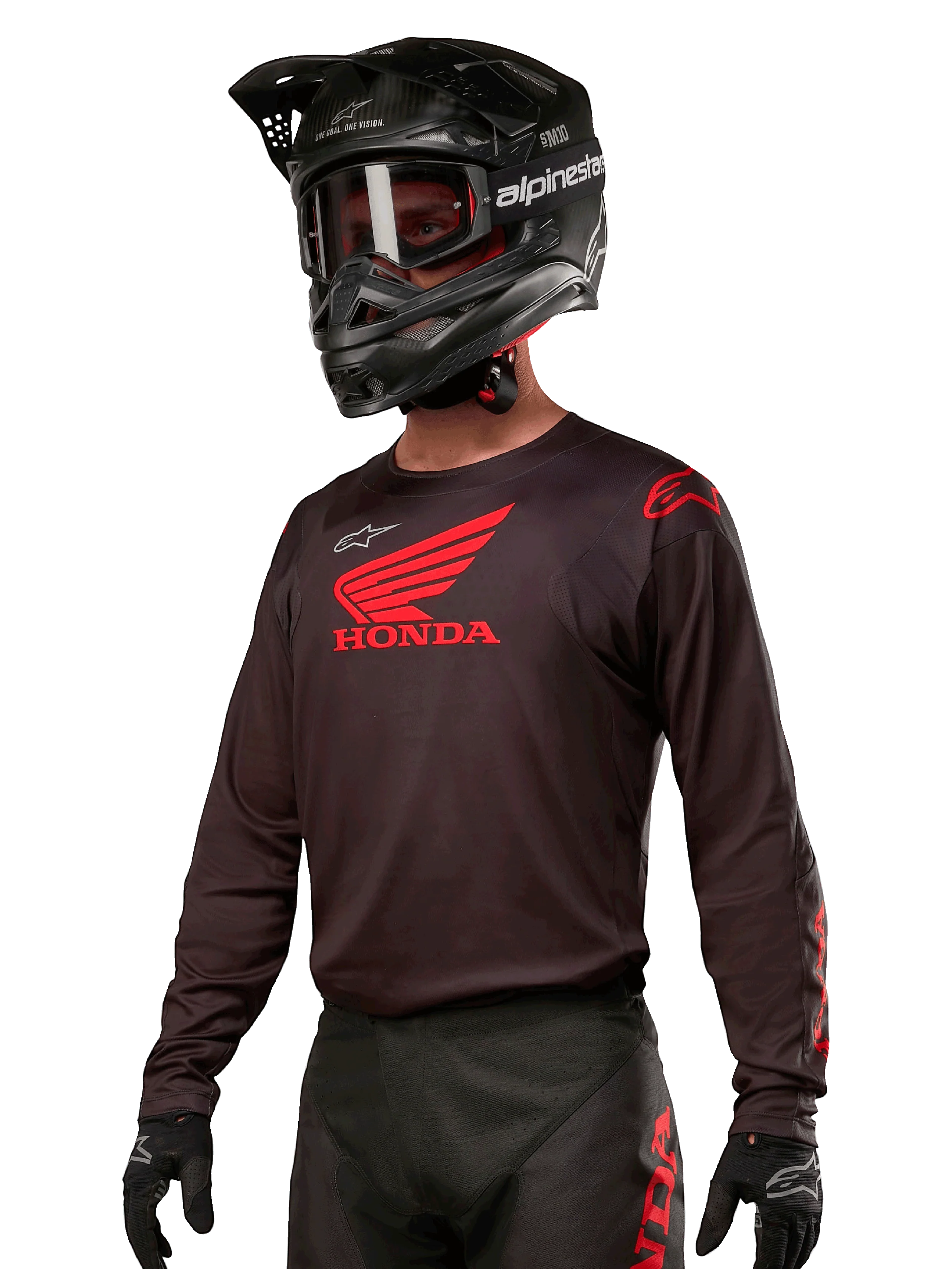 Jersey Alpinestars Honda Racer Iconic Negro