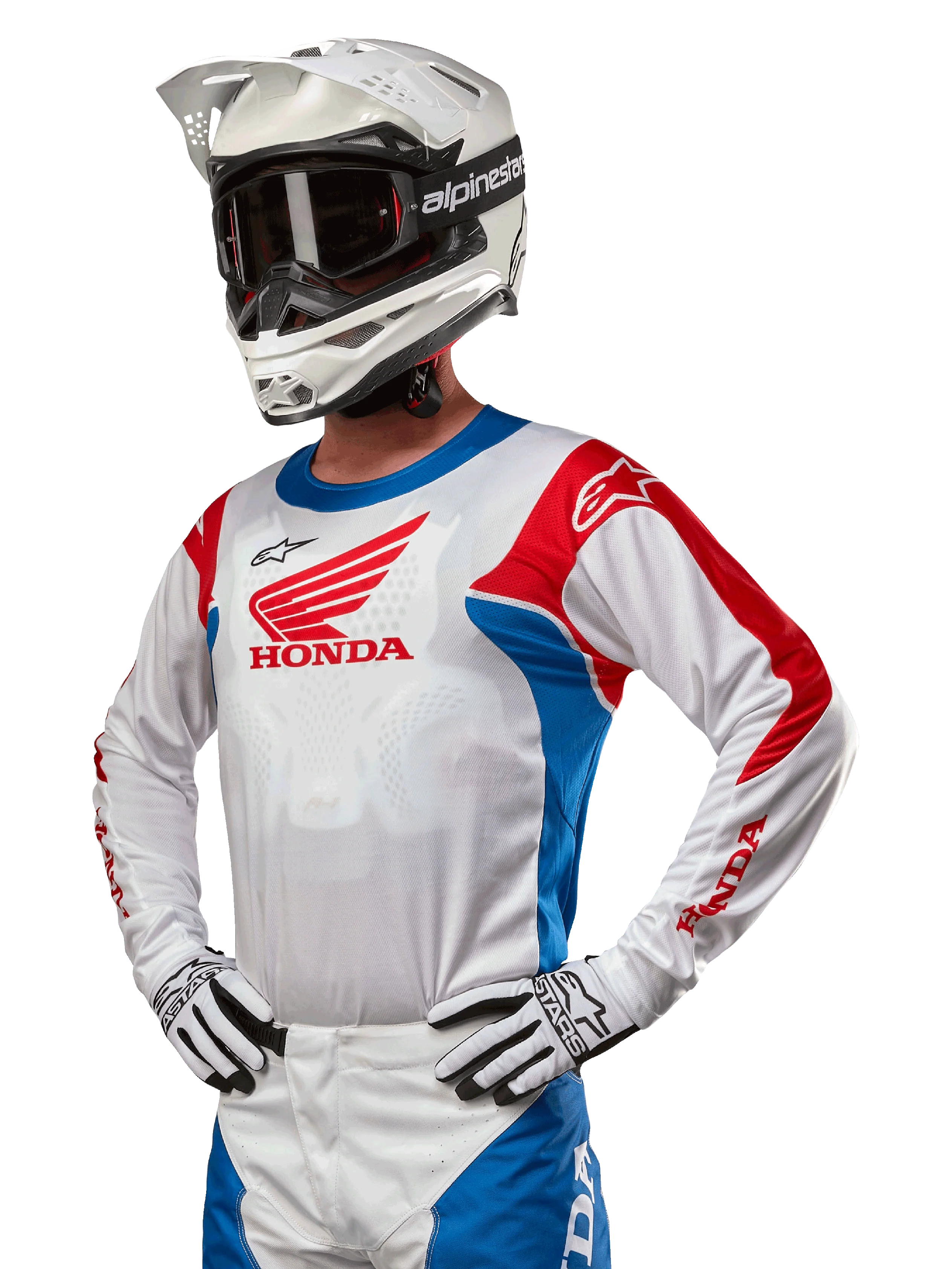 Jersey Alpinestars Honda Racer Iconic Blanco