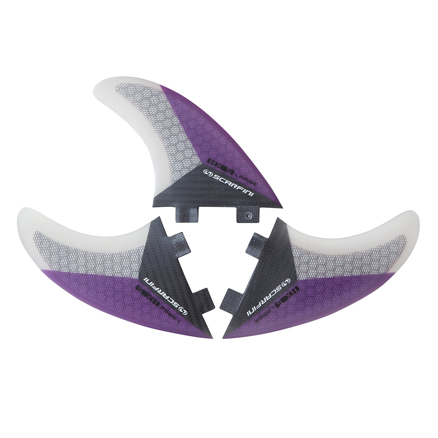 Quillas Scarfini V-3 Carbon Base Thruster set dual TAB XL