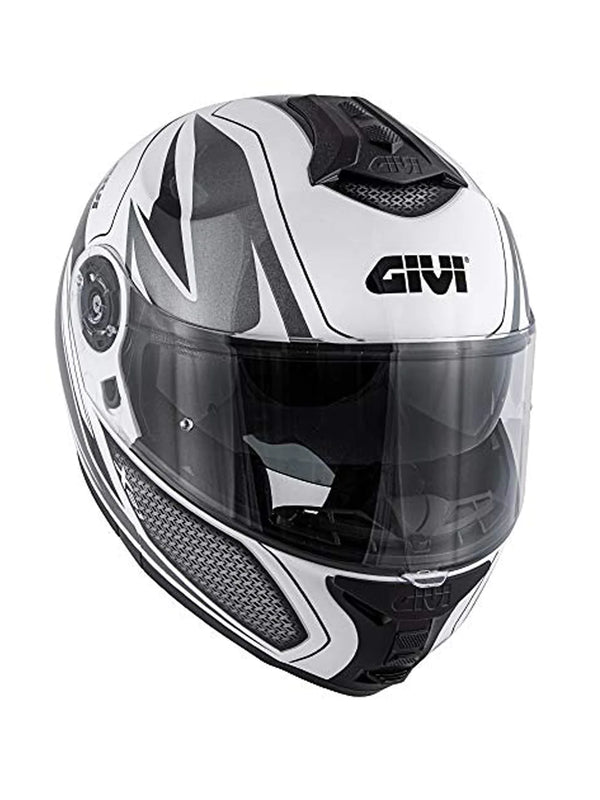 Givi Casco X21 Challenger White Titanium Black - Rideshop