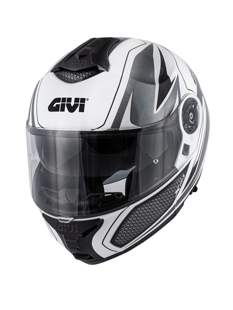 Givi Casco X21 Challenger White Titanium Black - Rideshop