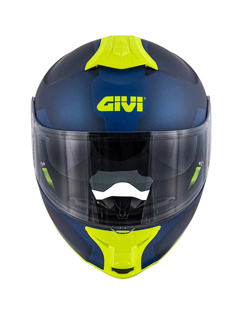 Givi Casco X21 Challenger Spirit Blue/Yellow - Rideshop