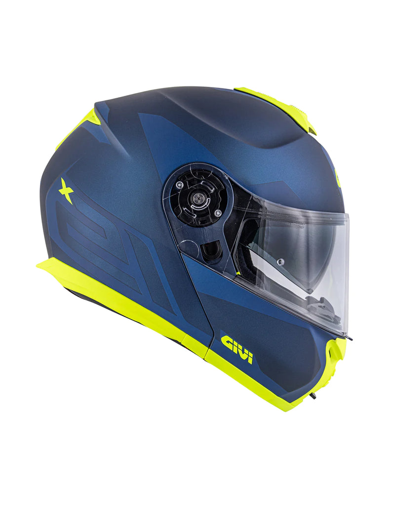 Givi Casco X21 Challenger Spirit Blue/Yellow - Rideshop