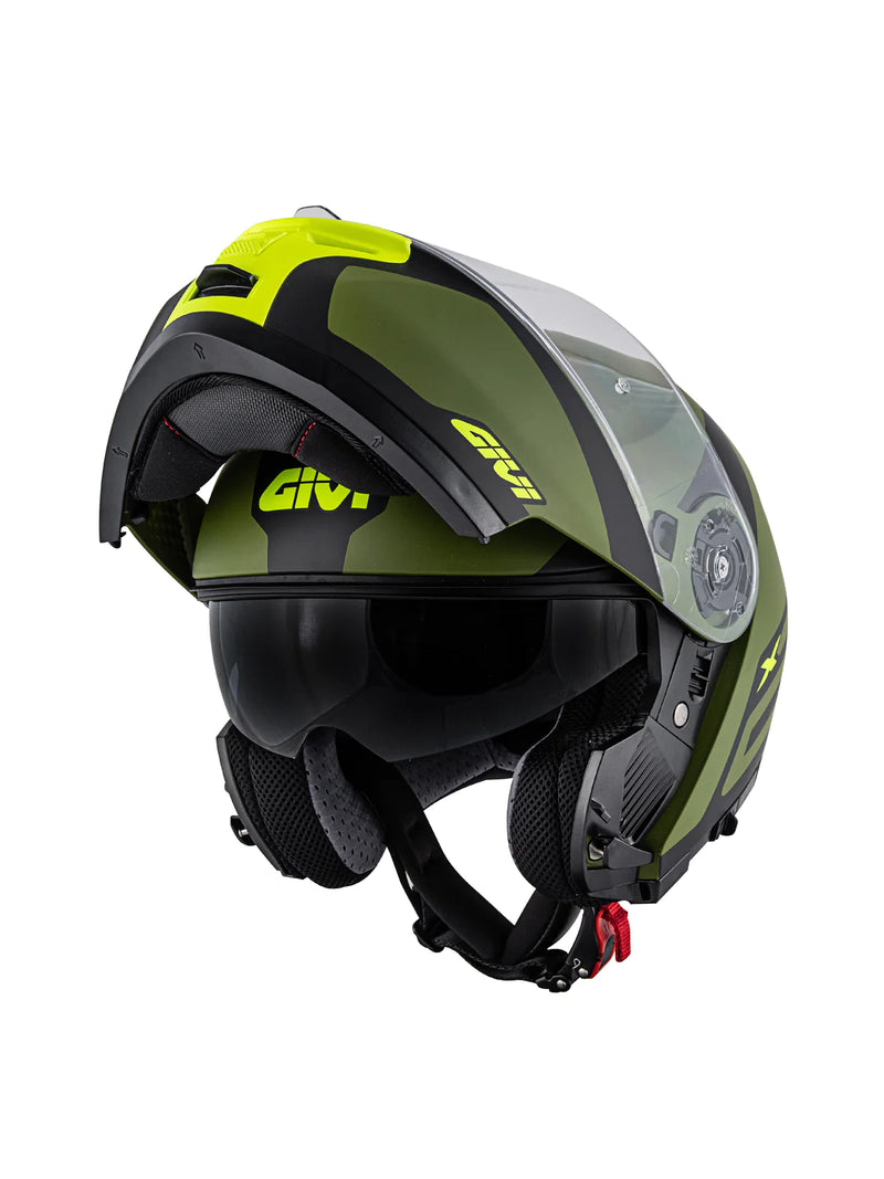 Givi Casco X21 Challenger Spirit Green/Black/Yell. - Rideshop