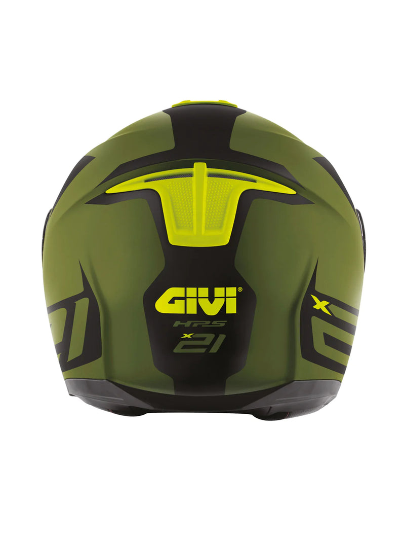 Givi Casco X21 Challenger Spirit Green/Black/Yell. - Rideshop