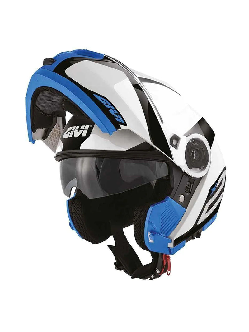 Givi Casco Challenger Spirit White/Black/Blue - Rideshop