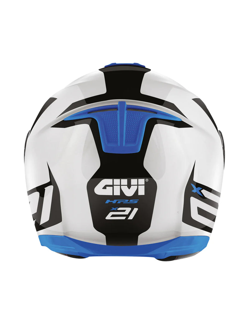 Givi Casco Challenger Spirit White/Black/Blue - Rideshop