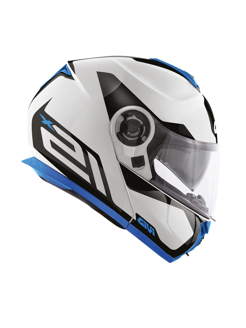 Givi Casco Challenger Spirit White/Black/Blue - Rideshop