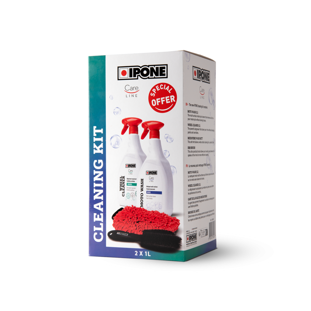 Ipone Limpiador de Superficies y Neumáticos - CLEANING KIT