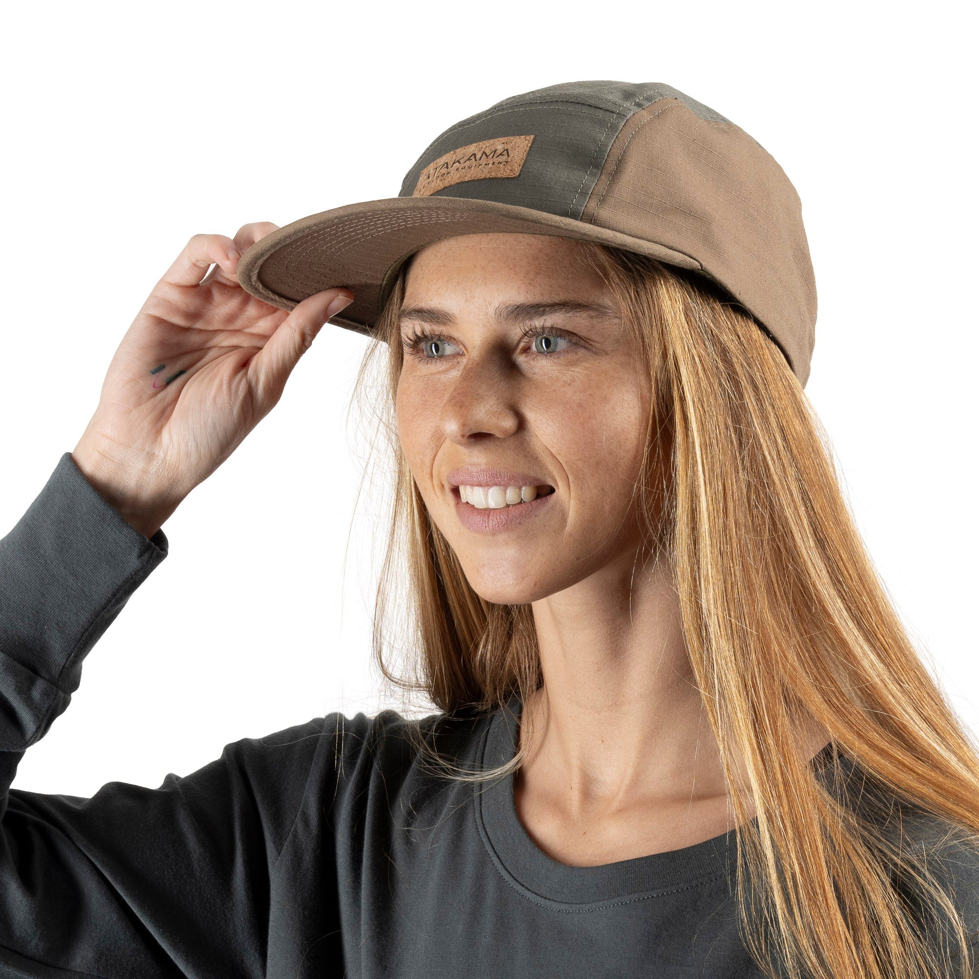 Jockey Five panel puelo Cafe/Gris