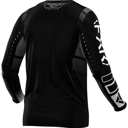 Polera Moto FXR Podium Negro/Blanco