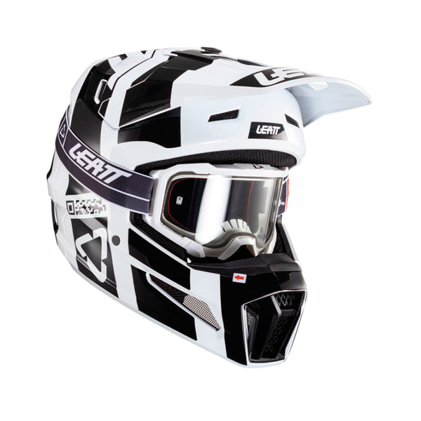 Leatt Kit Casco Moto 3.5 V24 Black/White - Rideshop