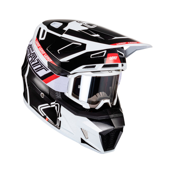 Leatt Kit Casco Moto 7.5 V24 Black/White - Rideshop