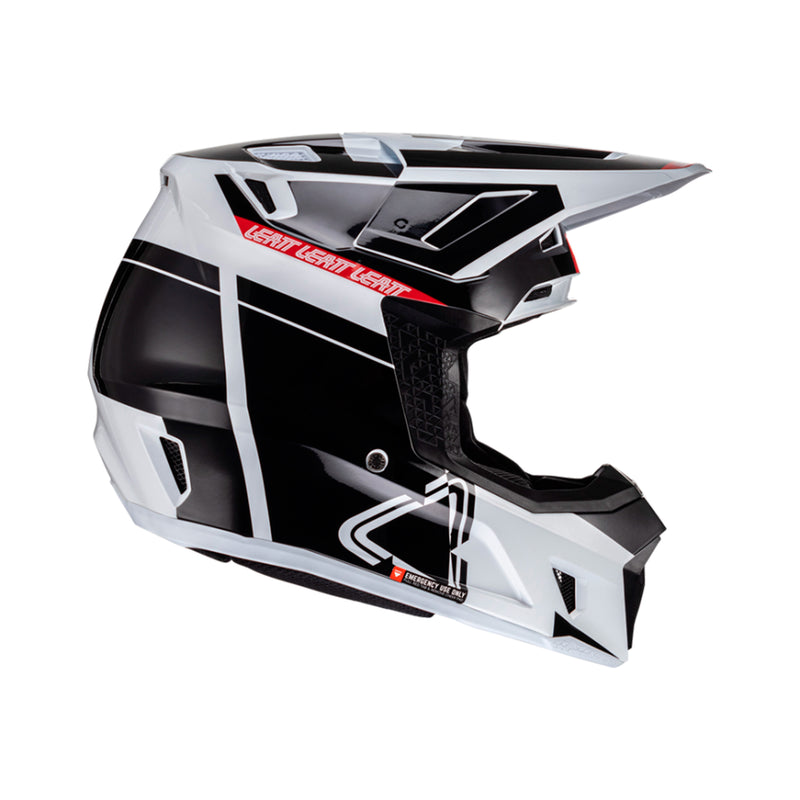 Leatt Kit Casco Moto 7.5 V24 Black/White - Rideshop