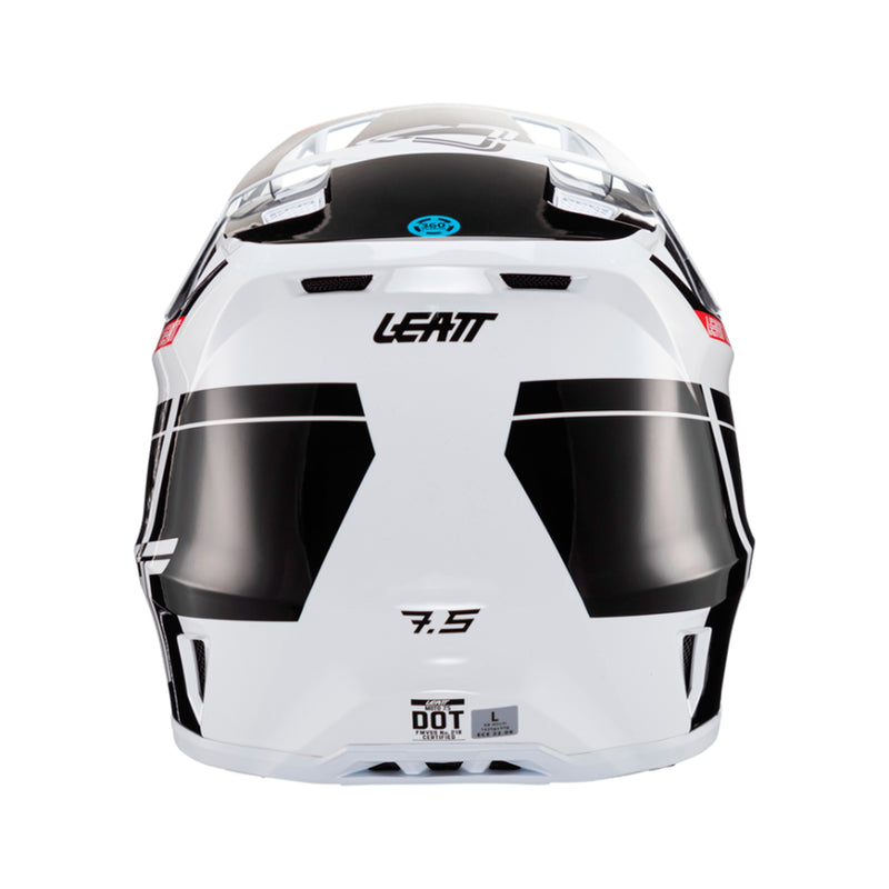 Leatt Kit Casco Moto 7.5 V24 Black/White - Rideshop