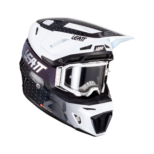 Leatt Kit Casco Moto 8.5 V24 Black/White - Rideshop