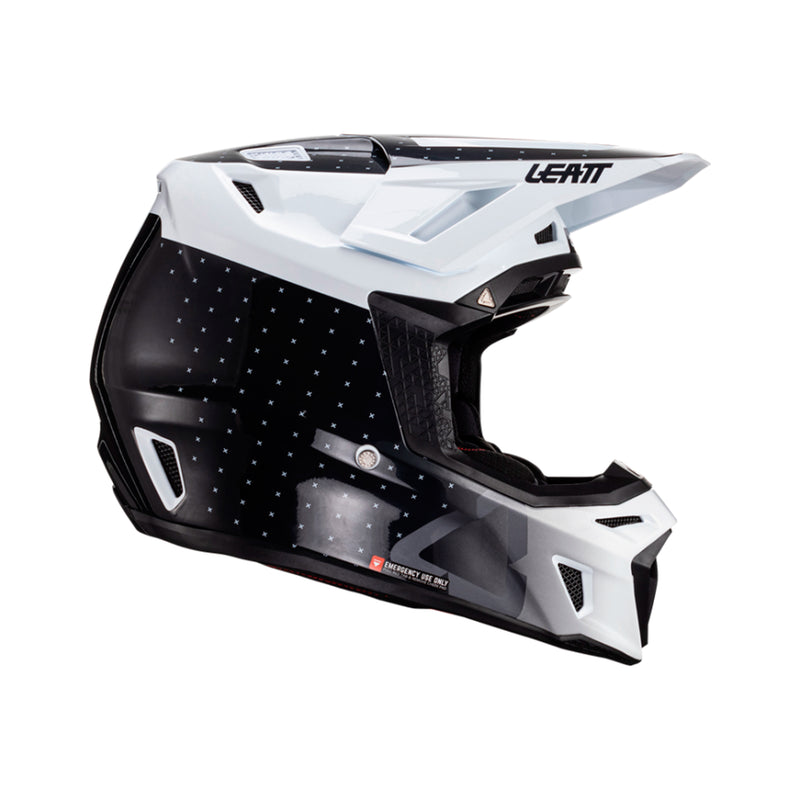 Leatt Kit Casco Moto 8.5 V24 Black/White - Rideshop