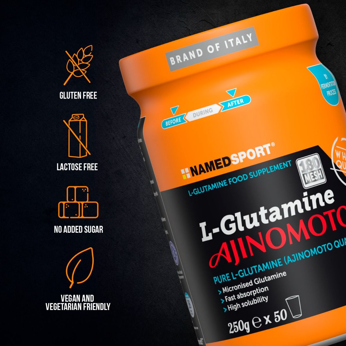 Glutamina Ajinomoto 250g NAMEDSPORT