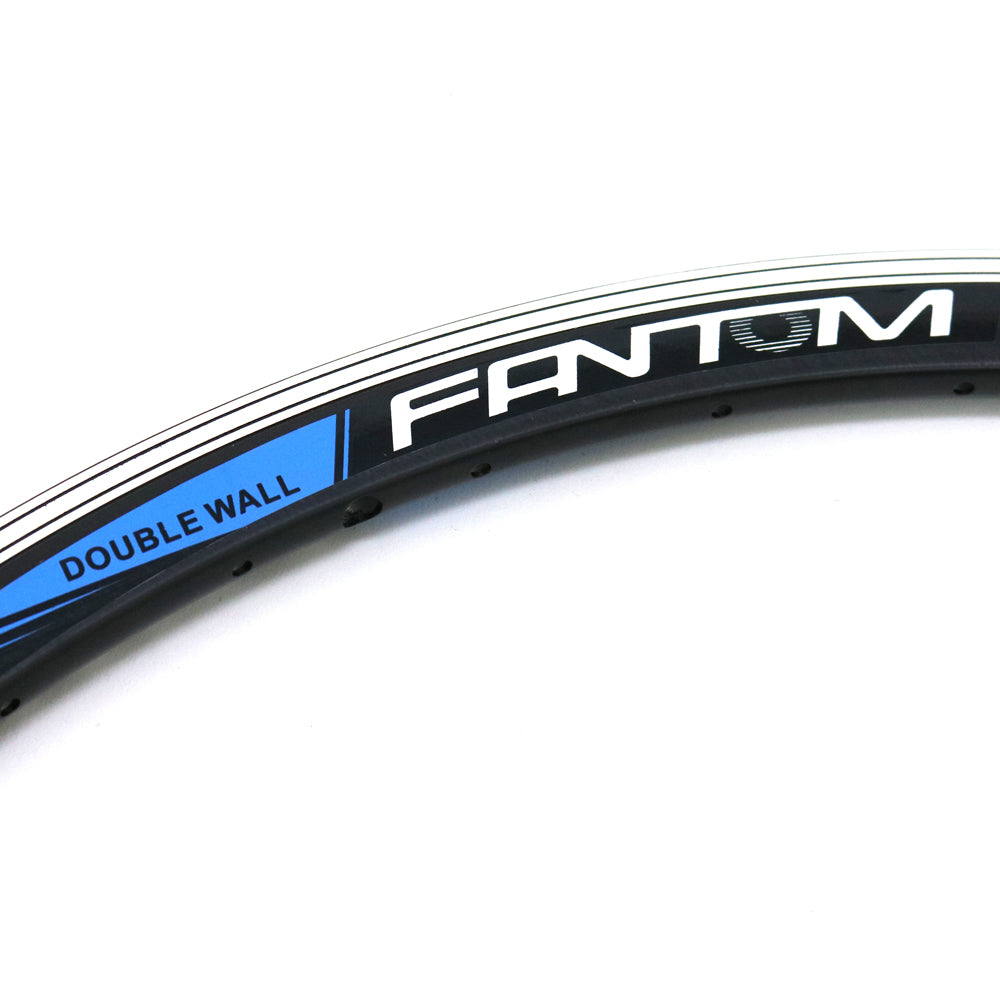 Llanta Aluminio 700C Doble Pared 36H Negra