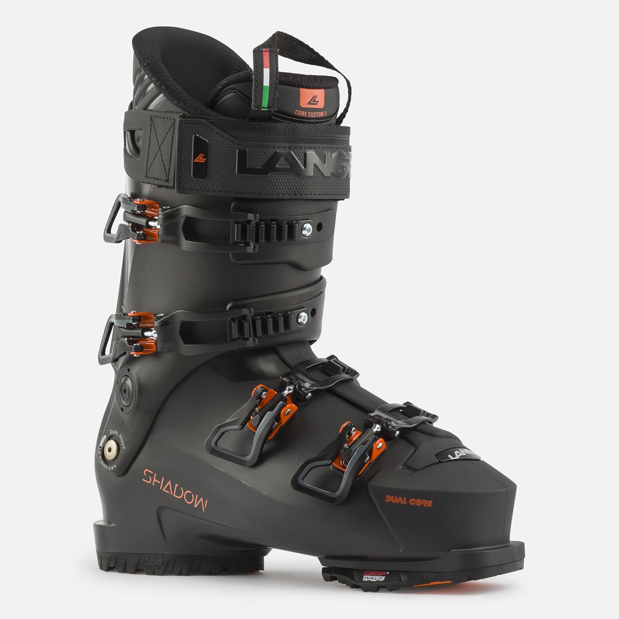 Lange Botas Ski SHADOW 110 MV GW (BLK-ORANGE) - Rideshop