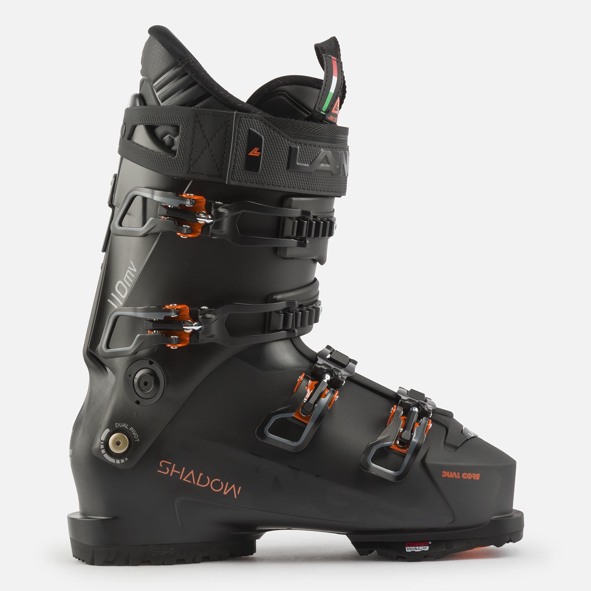 Lange Botas Ski SHADOW 110 MV GW (BLK-ORANGE) - Rideshop