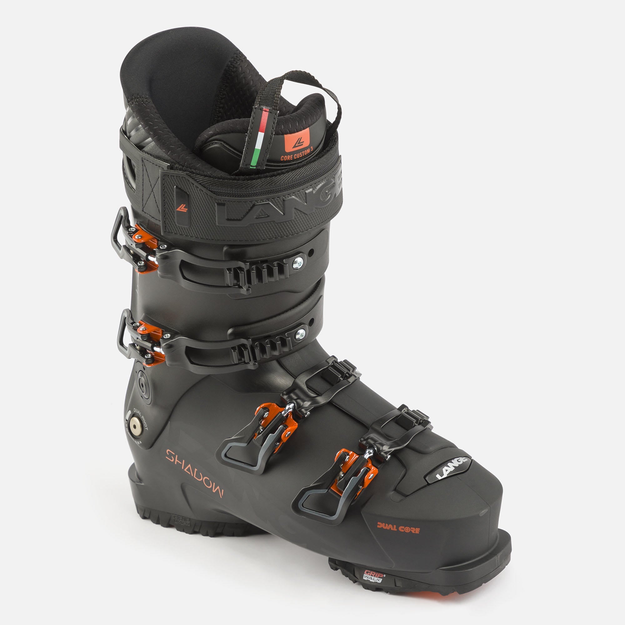 Lange Botas Ski SHADOW 110 MV GW (BLK-ORANGE) - Rideshop