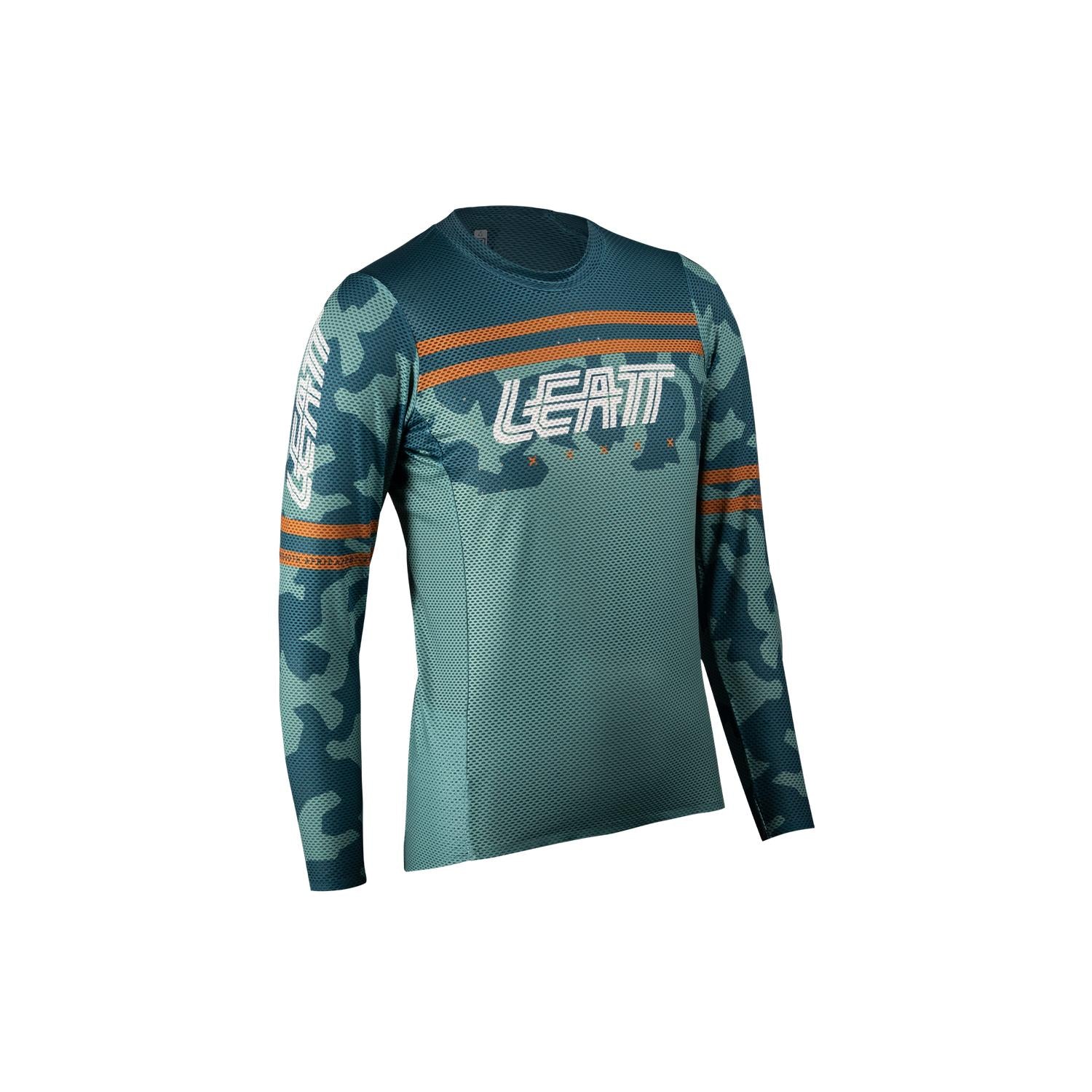 Jersey Leatt MTB Gravity 4.0 Mujer Lagoon