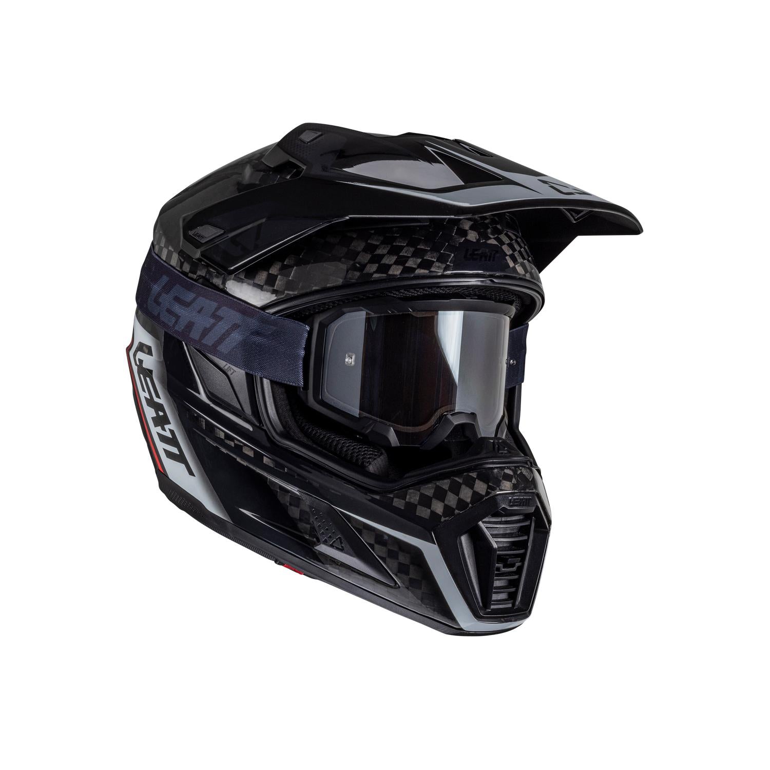 Kit Leatt Casco Moto ADV 9.5 Antiparra 4.5 Iriz V25 Carbono