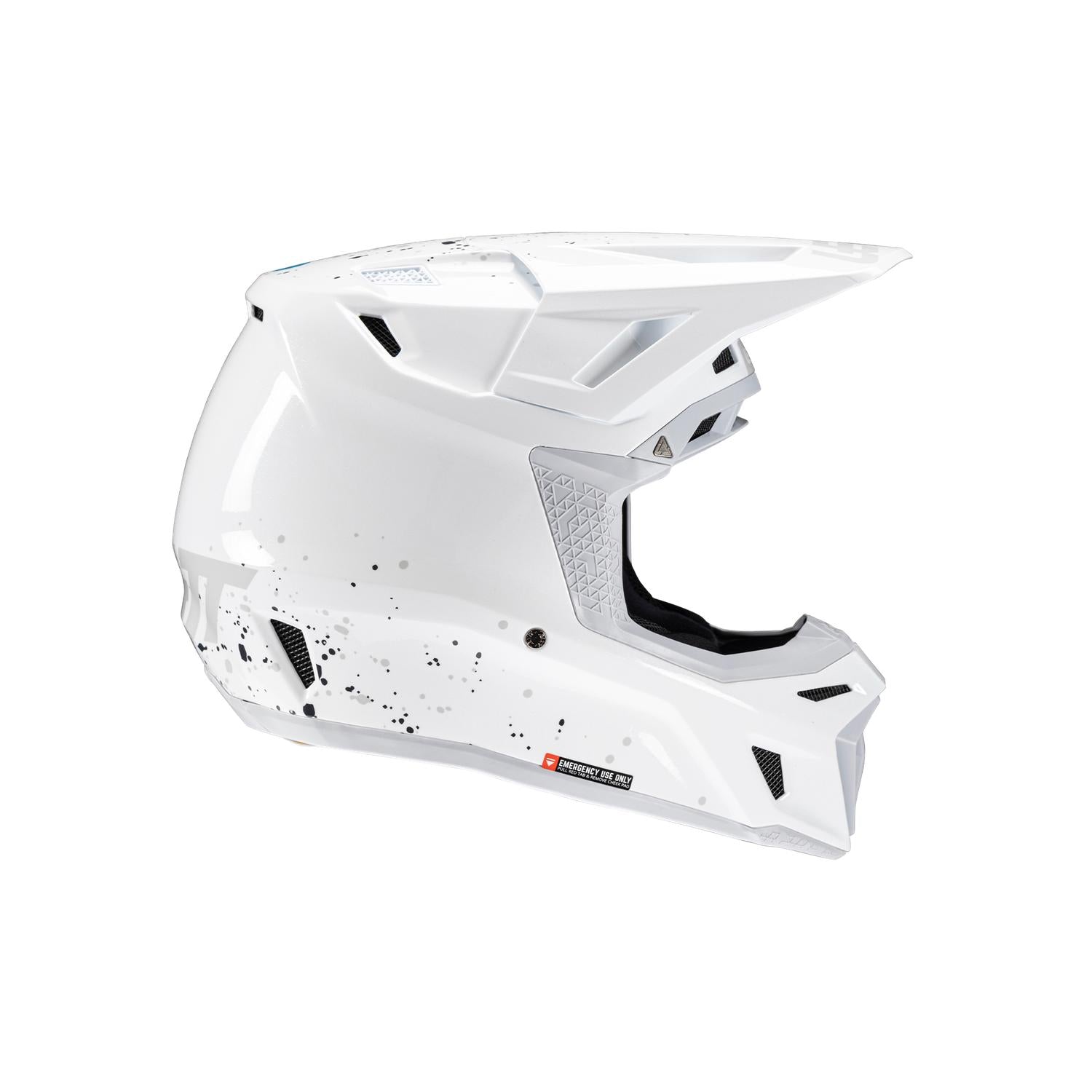 Kit Leatt Casco Moto 8.5 Antiparra 5.5 V25 Blanco