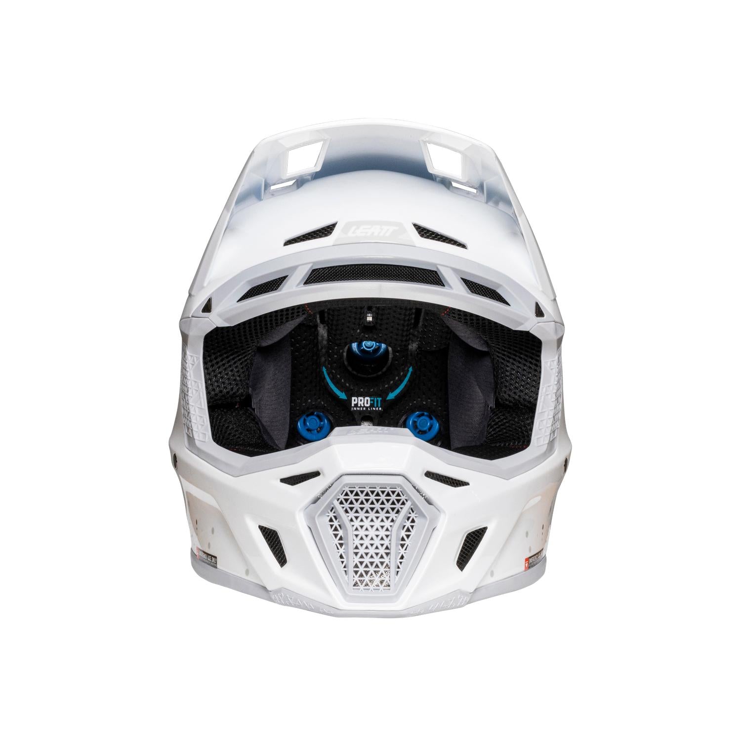 Kit Leatt Casco Moto 8.5 Antiparra 5.5 V25 Blanco