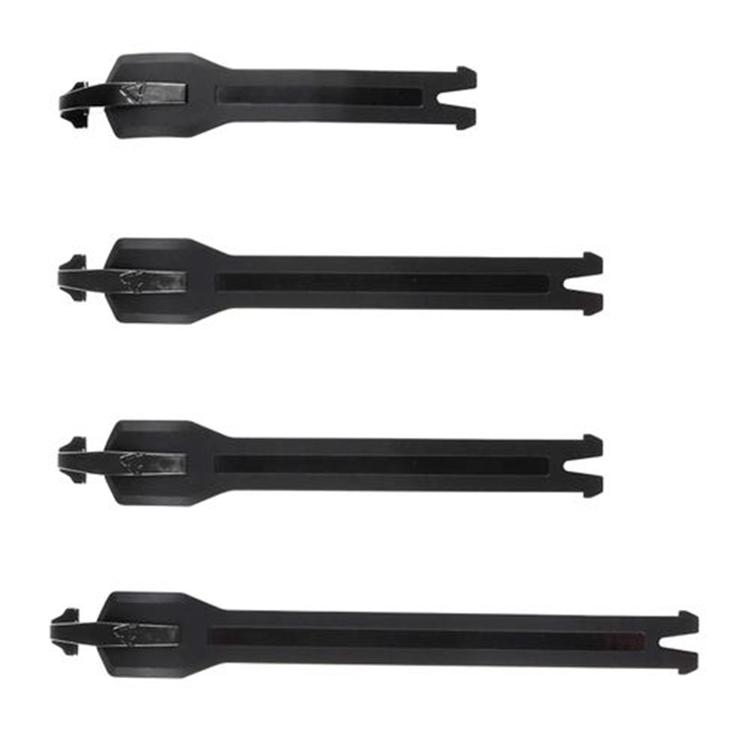 Kit Leatt Correas Botas 6.5 Negro 4 Piezas