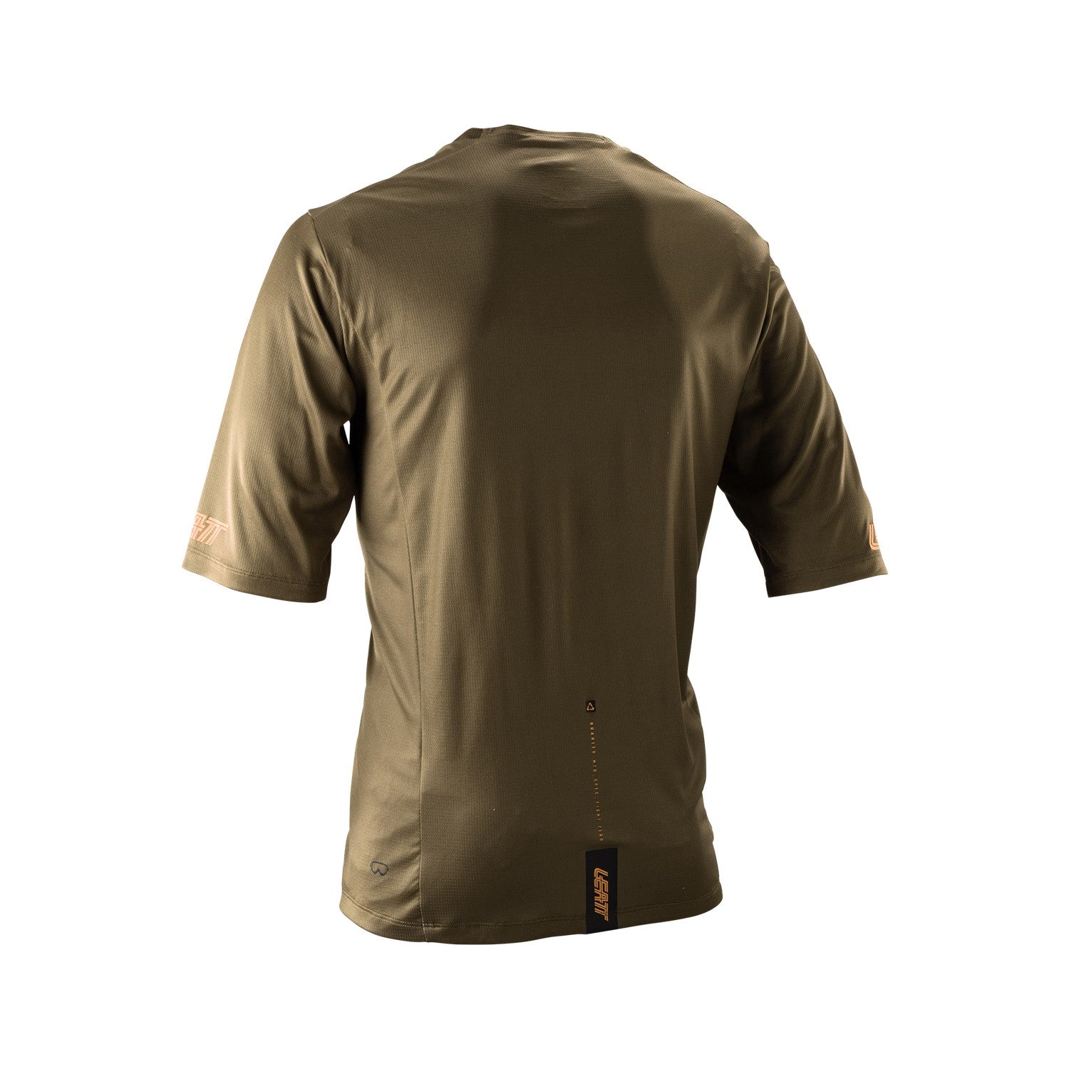 Jersey Leatt MTB Manga Larga Gravity 4.0 Café Arcilla