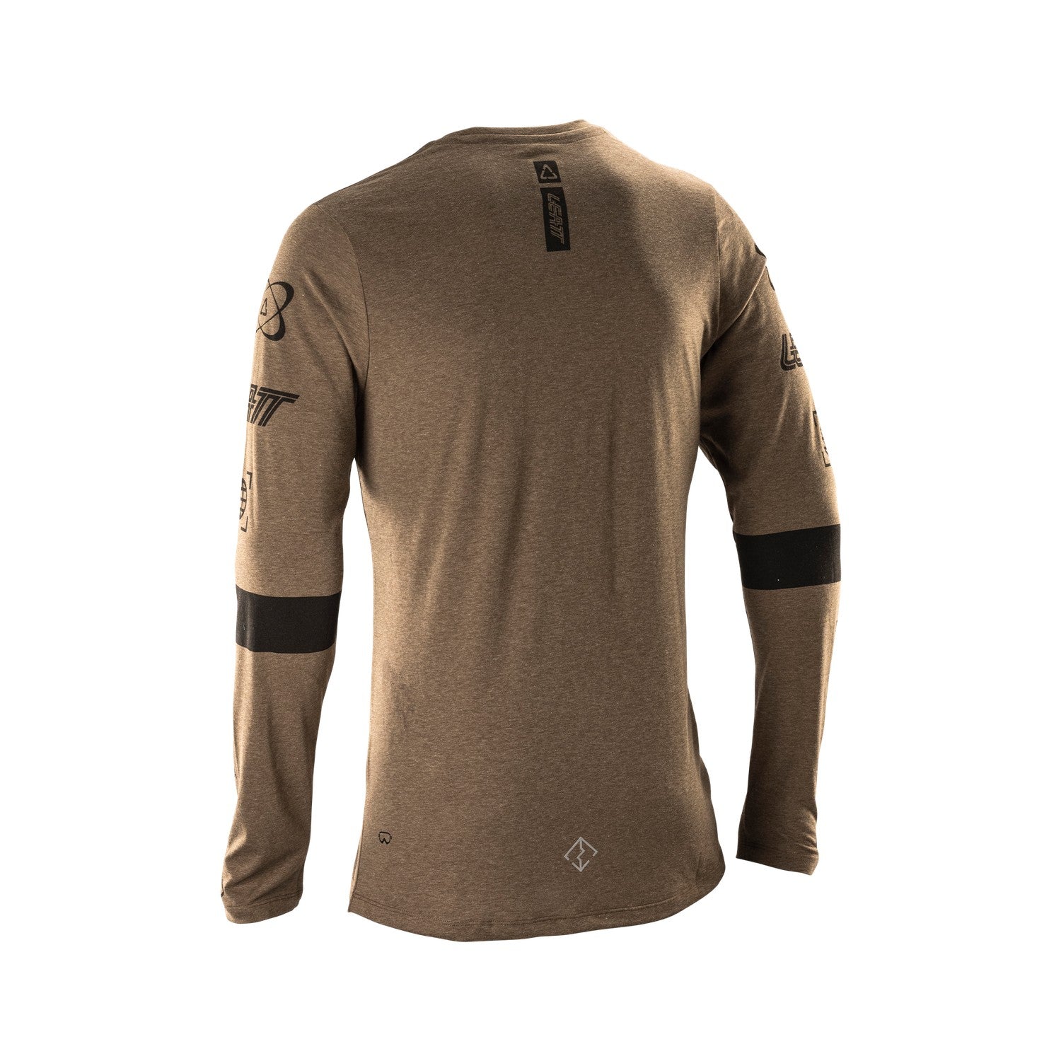 Jersey Leatt MTB Manga Larga Gravity 3.0 Café Arcilla