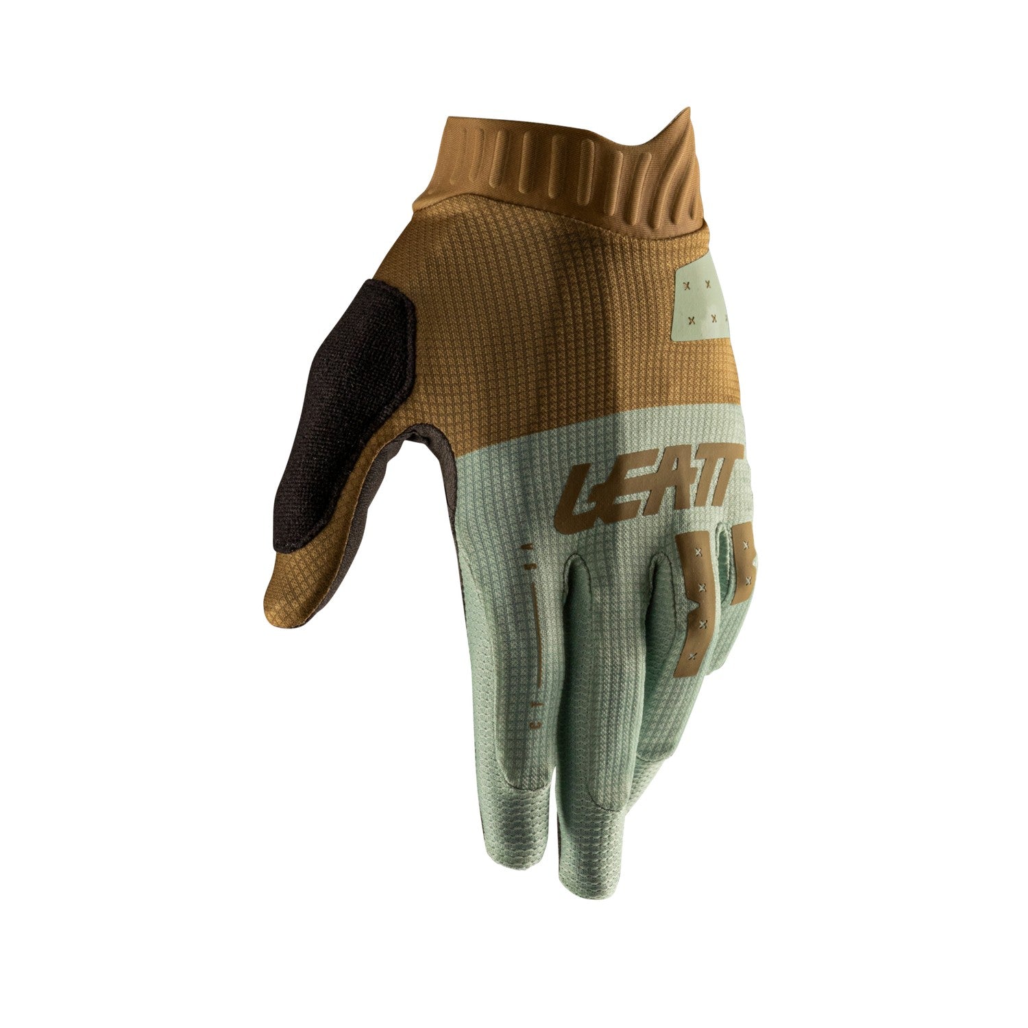 Guantes Leatt MTB Mujer GripR 1.0 Café Latón