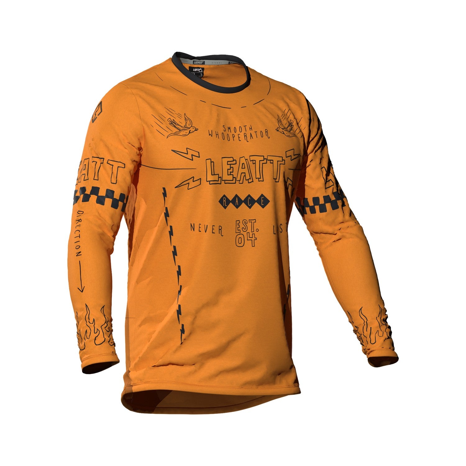 Jersey Leatt MTB Manga Larga Infantil JR Gravity 3.0 Amarillo Lager