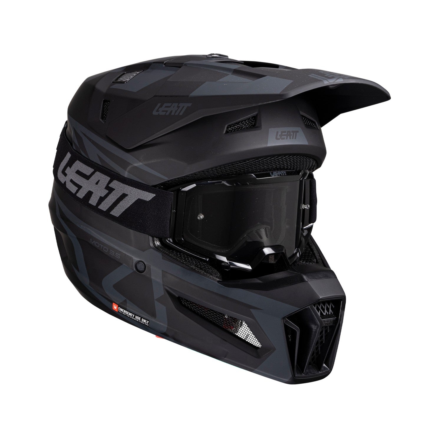 Kit Leatt Casco Moto 3.5 Antiparra 3.5 Stealth