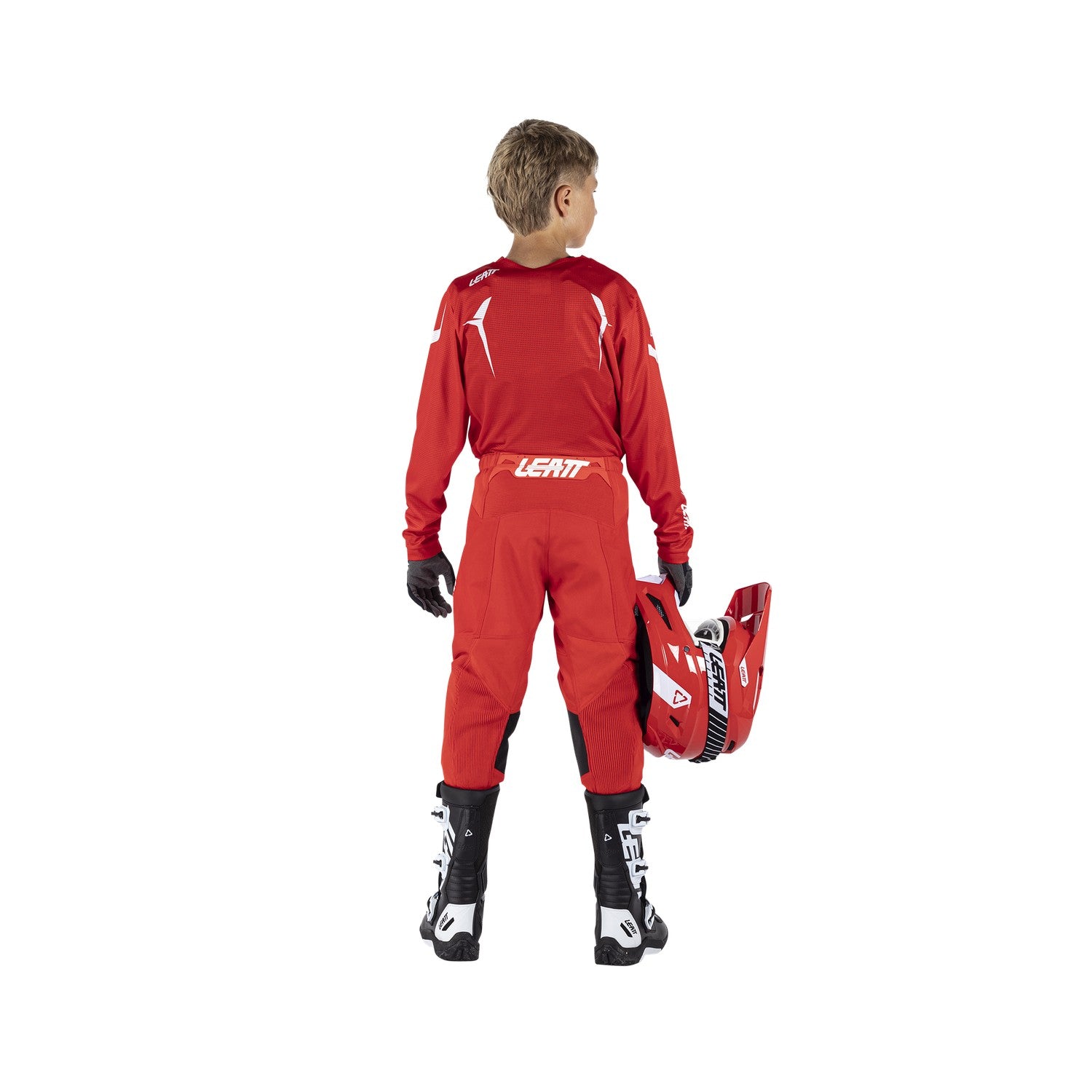 Kit Leatt Moto Ride Infantil JR 3.5 Rojo