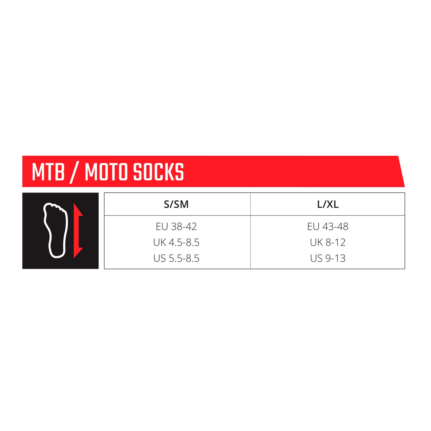 Calcetines Leatt Moto Negro