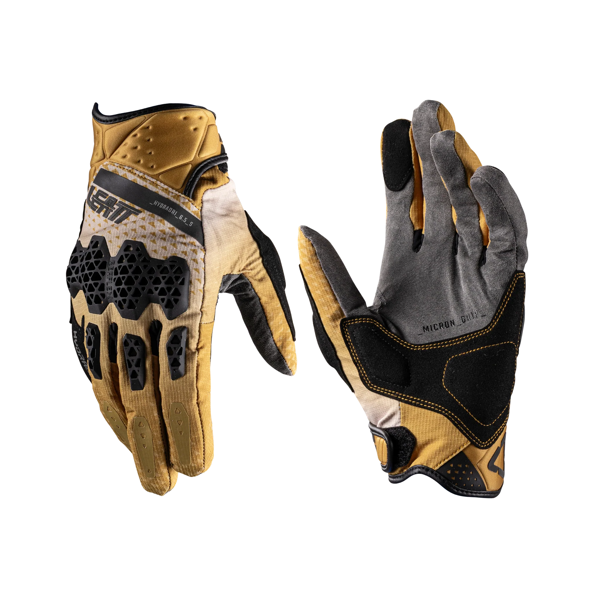 Guante Leatt ADV HydraDri 6.5 Short Sand Brown