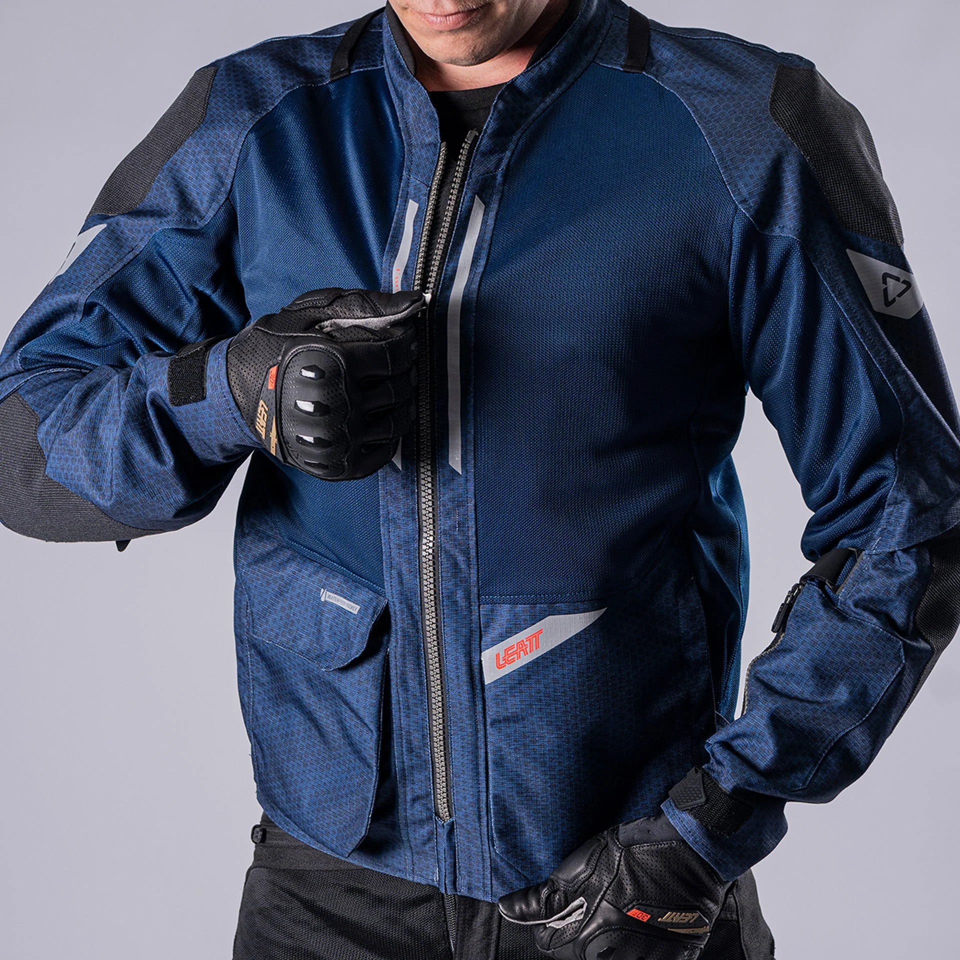 Chaqueta Leatt ADV Flowtour 4.5 Short Mid Blue