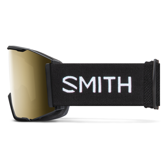 Antiparra Nieve SMITH Squad MAG Black ChromaPop™ Sun Black Gold Mirror Lens