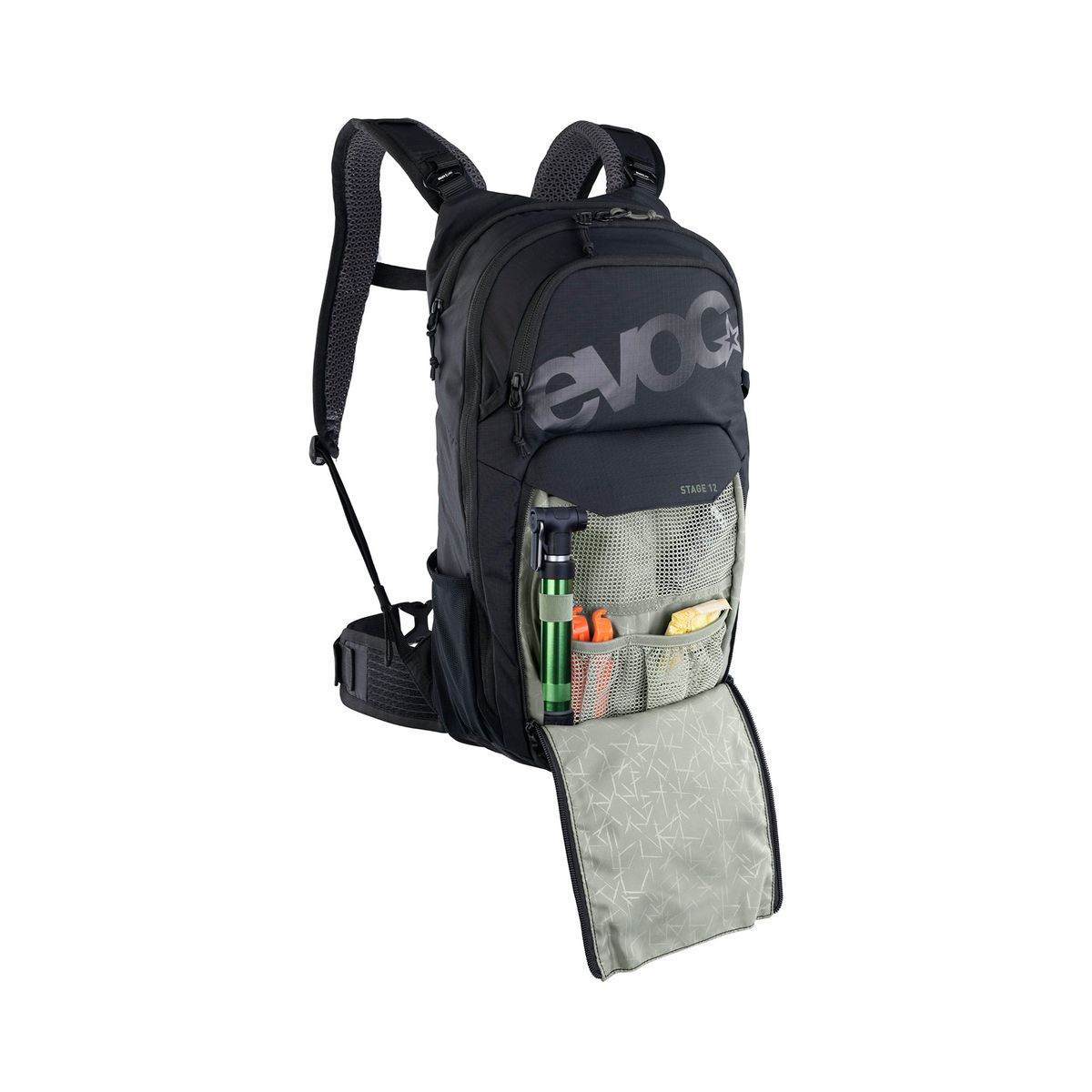 Evoc Mochila Stage 12 Dark Olive - Rideshop
